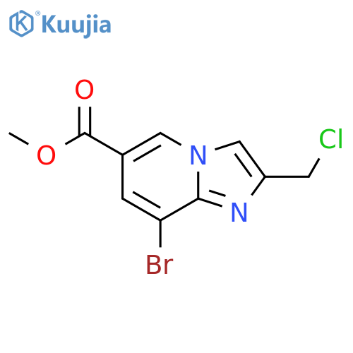methyl 8-bromo-2-(chloromethyl)imidazo1,2-apyridine-6-carboxylate structure