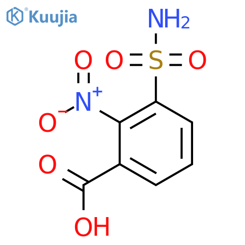 2-Nitro-3-sulfamoylbenzoic acid structure