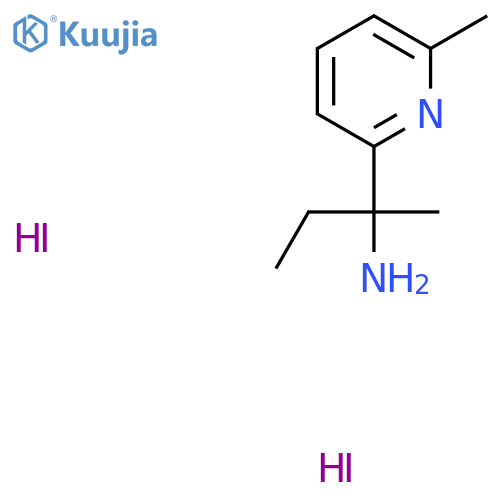 2-(6-methylpyridin-2-yl)butan-2-amine dihydroiodide structure