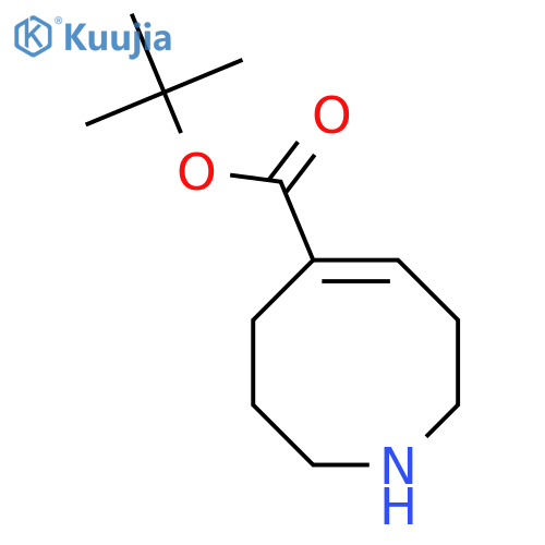 tert-butyl (4E)-1,2,3,6,7,8-hexahydroazocine-5-carboxylate structure