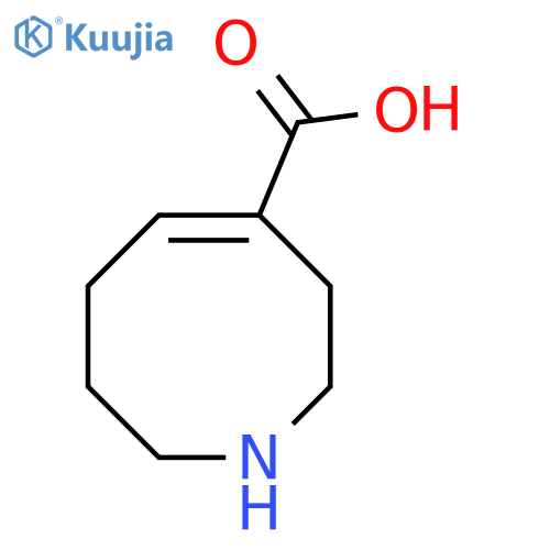 (4E)-1,2,3,6,7,8-hexahydroazocine-4-carboxylic acid structure