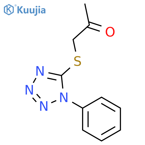 1-(1-Phenyl-1H-tetrazol-5-yl)thioacetone structure
