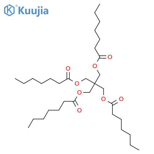 Heptanoic acid,1,1'-[2,2-bis[[(1-oxoheptyl)oxy]methyl]-1,3-propanediyl] ester structure