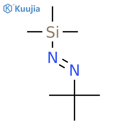 Diazene,1-(1,1-dimethylethyl)-2-(trimethylsilyl)- structure