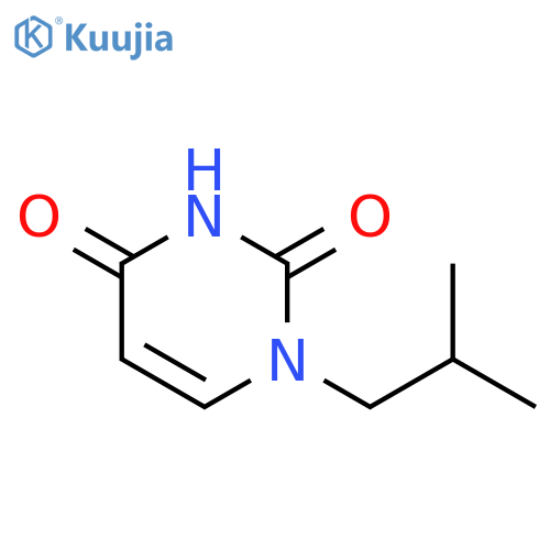 2,4(1H,3H)-Pyrimidinedione, 1-(2-methylpropyl)- structure