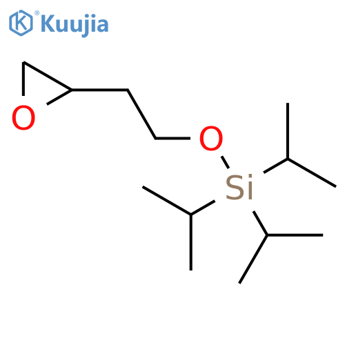 Silane, tris(1-methylethyl)(2-oxiranylethoxy)- structure