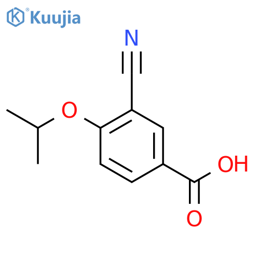 3-cyano-4-(propan-2-yloxy)benzoic acid structure