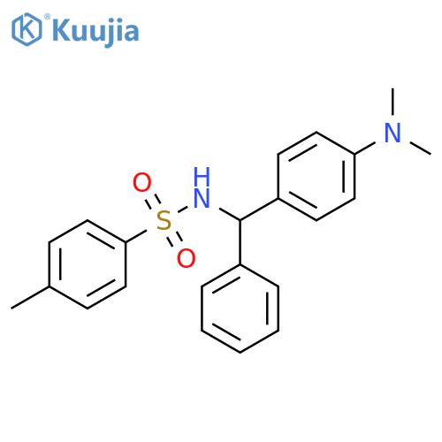 Benzenesulfonamide,N-[[4-(dimethylamino)phenyl]phenylmethyl]-4-methyl- structure