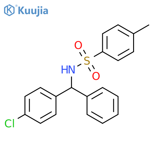 Benzenesulfonamide, N-[(4-chlorophenyl)phenylmethyl]-4-methyl- structure