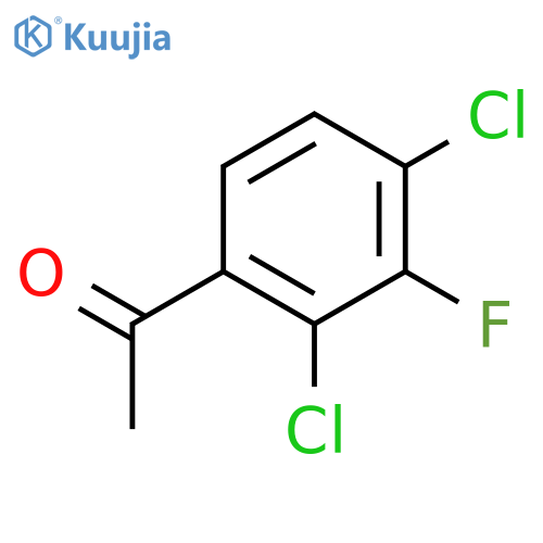 Ethanone, 1-(2,4-dichloro-3-fluorophenyl)- structure