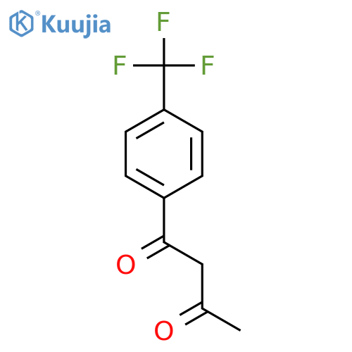 1-4-(Trifluoromethyl)phenyl-1,3-butanedione structure