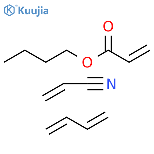 2-Propenoicacid,butylester,polymerwith1,3-butadieneand2-propenenitrile structure
