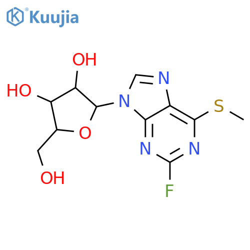 Inosine,2-fluoro-6-S-methyl-6-thio- (9CI) structure