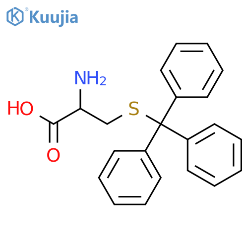 (-)-S-Trityl-D-cysteine structure