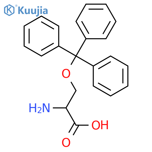L-Serine,O-(triphenylmethyl)- structure