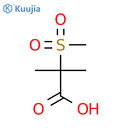 2-methanesulfonyl-2-methylpropanoic acid structure