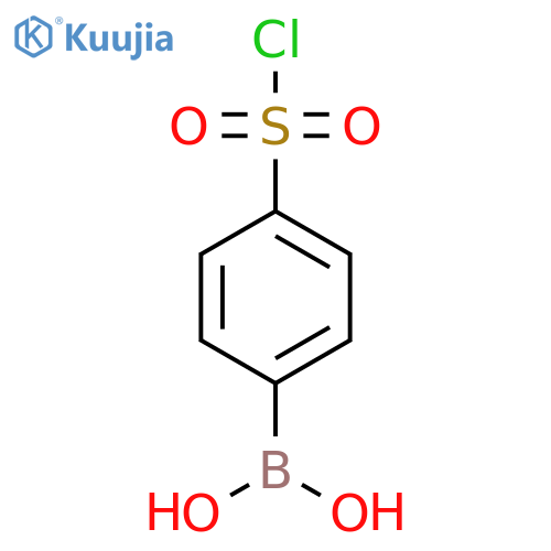 4-(chlorosulfonyl)phenylboronic acid structure