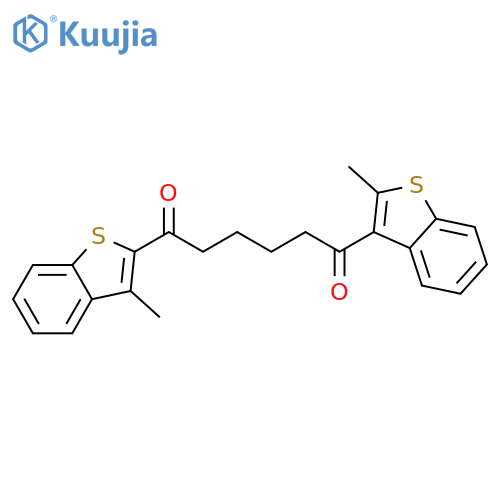 1-(3-METHYL-BENZO[B]THIOPHEN-2-YL)-6-(2-METHYL-BENZO[B]THIOPHEN-3-YL)-HEXANE-1,6-DIONE structure