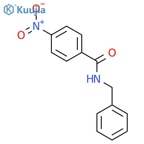 Benzamide,4-nitro-N-(phenylmethyl)- structure
