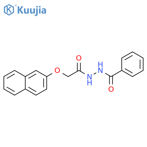 Benzoic acid, 2-[(2-naphthalenyloxy)acetyl]hydrazide structure