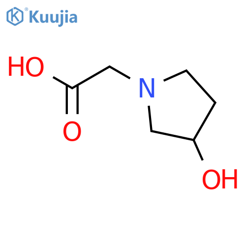 2-(3-hydroxypyrrolidin-1-yl)acetic acid structure