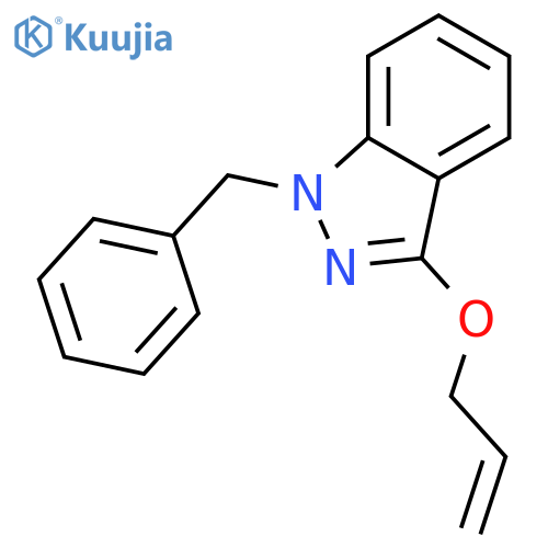 3-(Allyloxy)-1-benzyl-1H-indazole structure