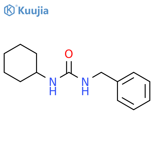 Urea, N-cyclohexyl-N'-(phenylmethyl)- structure