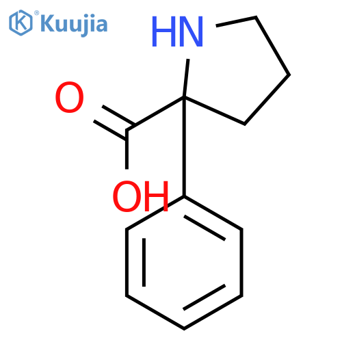 2-phenylpyrrolidine-2-carboxylic acid structure
