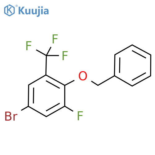 2-(Benzyloxy)-5-bromo-1-fluoro-3-(trifluoromethyl)benzene structure