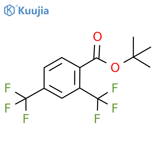 tert-Butyl 2,4-bis(trifluoromethyl)benzoate structure