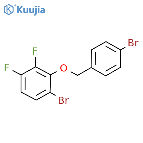 1-Bromo-2-((4-bromobenzyl)oxy)-3,4-difluorobenzene structure