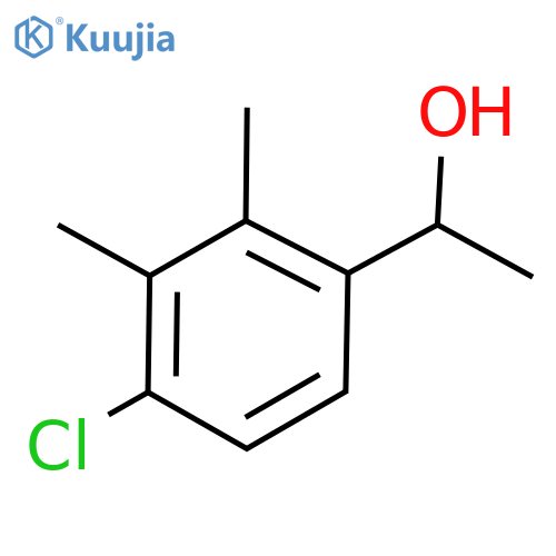 Benzenemethanol, 4-chloro-α,2,3-trimethyl- structure