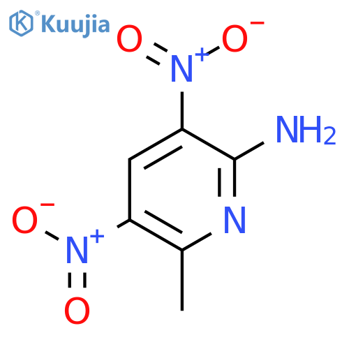 6-Methyl-3,5-dinitropyridin-2-amine structure