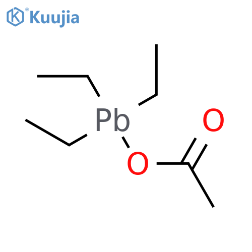 Acetoxytriethyllead(IV) structure