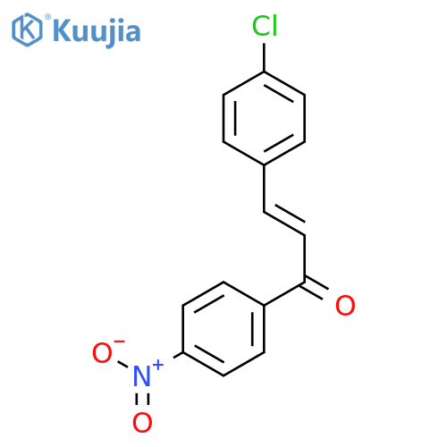 2-Propen-1-one, 3-(4-chlorophenyl)-1-(4-nitrophenyl)- structure
