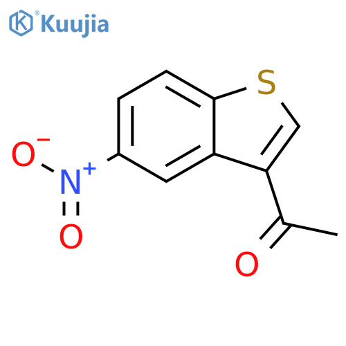 Ethanone, 1-(5-nitrobenzo[b]thien-3-yl)- structure