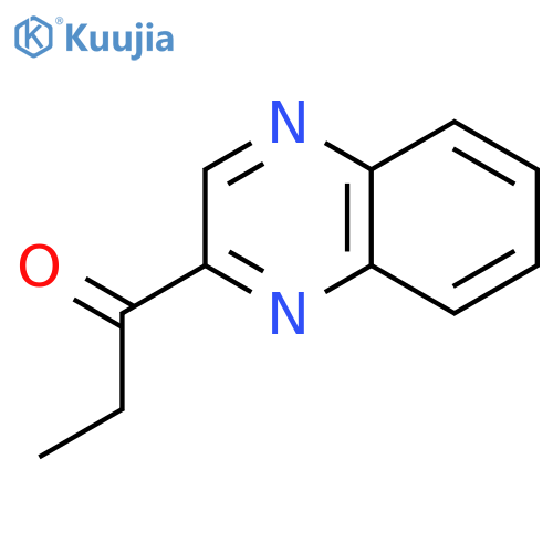 1-Propanone, 1-(2-quinoxalinyl)- structure