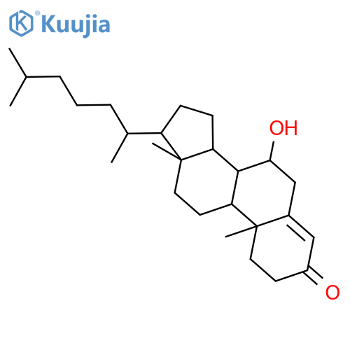 7b-Hydroxy-4-cholesten-3-one structure