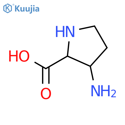 L-Proline, 3-amino-, (3R)- (9CI) structure