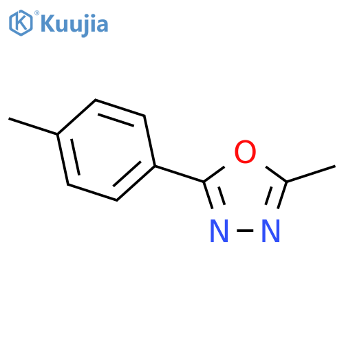 1,3,4-Oxadiazole,2-methyl-5-(4-methylphenyl)- structure