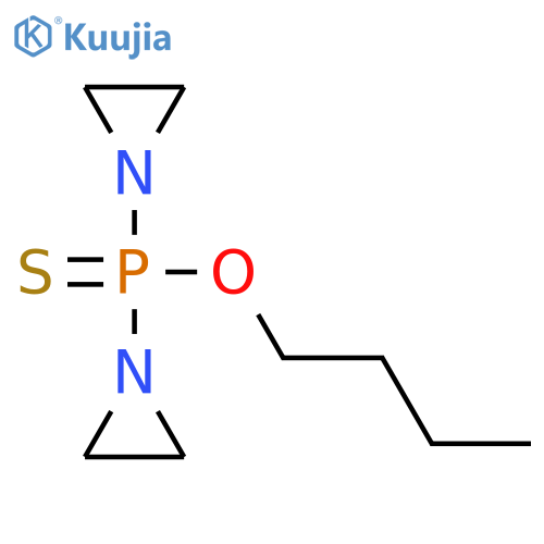 Phosphinothioic acid,bis(1-aziridinyl)-, O-butyl ester (6CI,7CI,8CI) structure