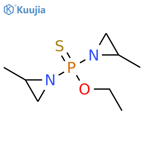 Phosphinothioic acid,bis(2-methyl-1-aziridinyl)-, O-ethyl ester (7CI,8CI) structure