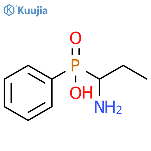 Phosphinic acid, (1-aminopropyl)phenyl- structure