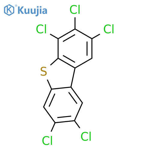 Dibenzothiophene, 2,3,4,7,8-pentachloro- structure