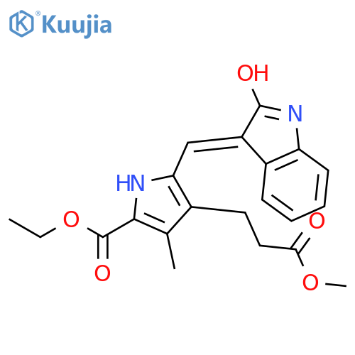 5-Ethoxycarbonyl SU 5402 Methyl Ester structure