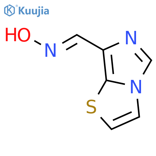 Imidazo[5,1-b]thiazole-7-carboxaldehyde, oxime structure
