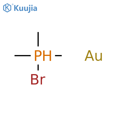 Gold, bromo(trimethylphosphine)- structure