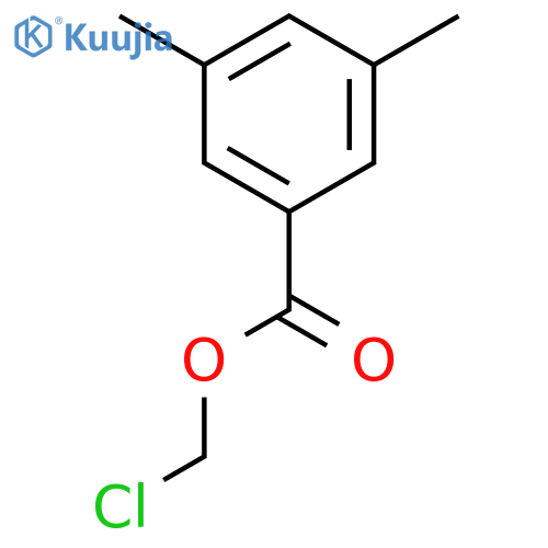 Benzoic acid, 3,5-dimethyl-, chloromethyl ester structure