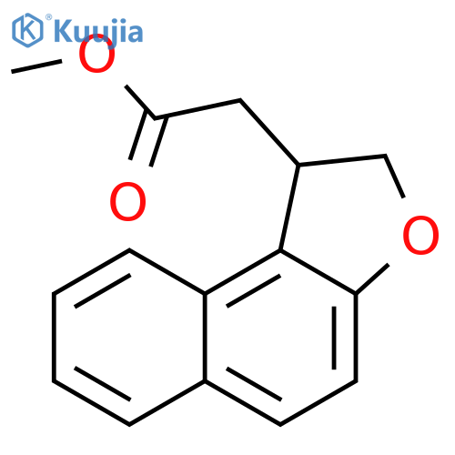 Methyl1,2-Dihydronaphtho[2,1-b]furan-1-acetate structure
