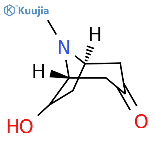 6-HYDROXY-8-METHYL-8-AZABICYCLO[3.2.1]OCTAN-3-ONE structure
